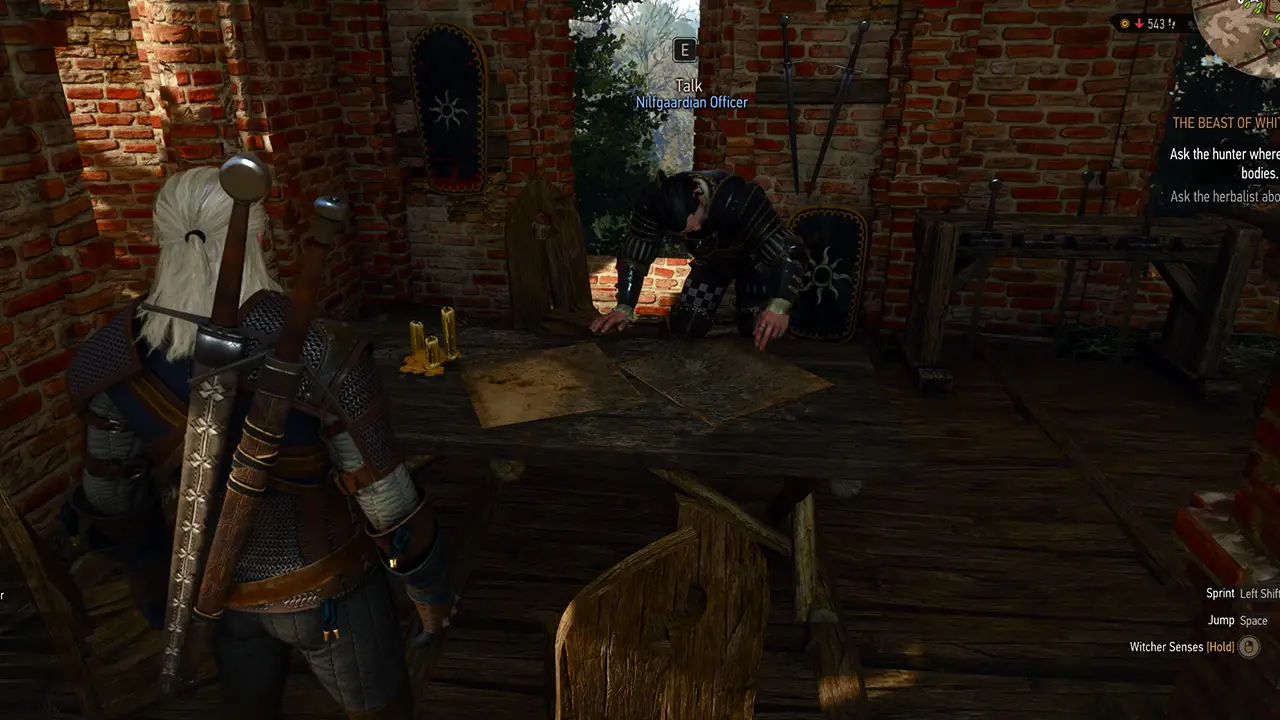 Speak to the Nilfgaardians in The Beast of the White Orchard in The Witcher 3